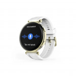 Smart hodinky 7000, AMOLED 43 mm, telefónovanie, vodotesné, zlaté