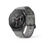 Smart hodinky 9000, GPS, hudba, AMOLED 47 mm, vodotesné, antracit