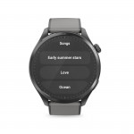 Smart hodinky 9000, GPS, hudba, AMOLED 47 mm, vodotesné, antracit