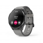 Smart hodinky 9000, GPS, hudba, AMOLED 47 mm, vodotesné, antracit