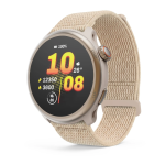 Smart hodinky 9050, bežecké, GPS, offline mapy, 45 mm, 5 ATM, béžové