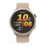 Smart hodinky 9050, bežecké, GPS, offline mapy, 45 mm, 5 ATM, béžové