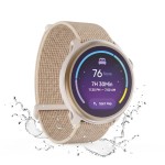 Smart hodinky 9050, bežecké, GPS, offline mapy, 45 mm, 5 ATM, béžové