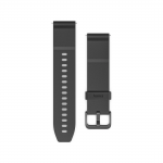Remienok k hodinkám/smart hodinkám, NFC, bezkontaktné platby, 22 mm, čierny