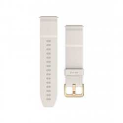 Remienok k hodinkám/smart hodinkám, NFC, bezkontaktné platby, 22 mm, béžový