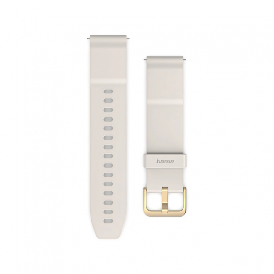 Remienok k hodinkám/smart hodinkám, NFC, bezkontaktné platby, 22 mm, béžový