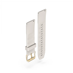Remienok k hodinkám/smart hodinkám, NFC, bezkontaktné platby, 22 mm, béžový