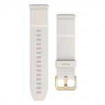 Remienok k hodinkám/smart hodinkám, NFC, bezkontaktné platby, 22 mm, béžový