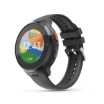 Detské smart hodinky, SIM, GPS, SOS tlačidlo, hlasové/video hovory, čierne