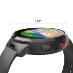 Detské smart hodinky, SIM, GPS, SOS tlačidlo, hlasové/video hovory, čierne