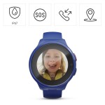 Detské smart hodinky, SIM, GPS, SOS tlačidlo, hlasové/video hovory, modré