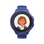 Detské smart hodinky, SIM, GPS, SOS tlačidlo, hlasové/video hovory, modré