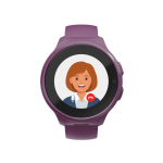 Detské smart hodinky, SIM, GPS, SOS tlačidlo, hlasové/video hovory, fialové Detské smart hodinky, SIM, GPS, SOS tlačidlo, hlasové/video hovory, fialové