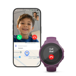 Detské smart hodinky, SIM, GPS, SOS tlačidlo, hlasové/video hovory, fialové Detské smart hodinky, SIM, GPS, SOS tlačidlo, hlasové/video hovory, fialové