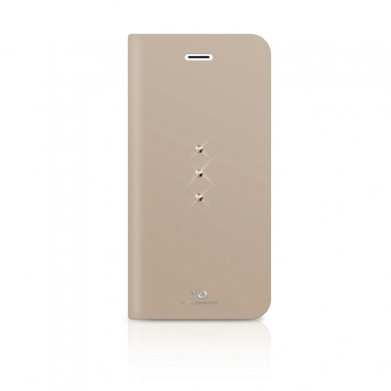 Crystal Booklet Case for Apple iPhone 6/6s/7/8/SE 2020/SE 2022, gold