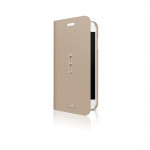 Crystal Booklet Case for Apple iPhone 6/6s/7/8/SE 2020/SE 2022, gold
