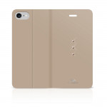 Crystal Booklet Case for Apple iPhone 6/6s/7/8/SE 2020/SE 2022, gold