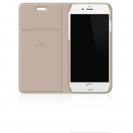 Crystal Booklet Case for Apple iPhone 6/6s/7/8/SE 2020/SE 2022, gold
