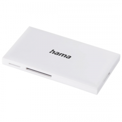 USB 3.0 viacnásobná čítačka kariet, SD/microSD/CF/MS, biela