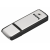 USB kľúč Fancy, USB 2.0, 16 GB, 10 MB/s, čierna/strieborná