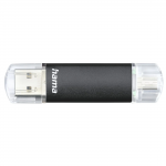 USB kľúč Laeta Twin, USB 3.0, 64GB, 40MB/s, čierny