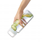 Xavax To Go, fľaša na nápoj, 1,25 l, skrutkovacia, rukoväť, priehľadná