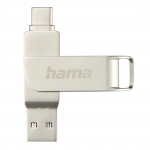 USB kľúč C-Rotate Pro, USB-C 3.1/3.0, 32GB, 70 MB/s, strieborný USB kľúč C-Rotate Pro, USB-C 3.1/3.0, 32GB, 70 MB/s, strieborný