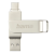 USB kľúč C-Rotate Pro, USB-C 3.1/3.0, 64 GB, 70 MB/s, strieborný