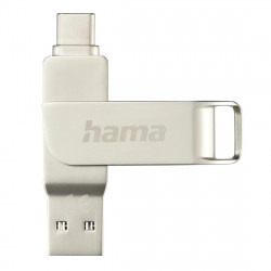USB kľúč C-Rotate Pro, USB-C 3.1/3.0, 256GB, 100MB/s, strieborný