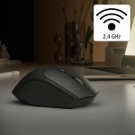 Optická bezdrôtová myš MW-600, 6 tlačidiel, USB‑C/USB‑A, čierna Optická bezdrôtová myš MW-600, 6 tlačidiel, USB‑C/USB‑A, čierna
