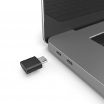 Optická bezdrôtová myš MW-600, 6 tlačidiel, USB‑C/USB‑A, čierna