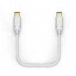 Hama kábel USB-C 2.0 typ C vidlica - C vidlica, 1 m, biely