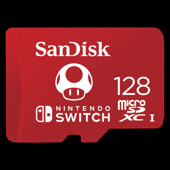 MicroSDXC Extreme 128GB (U3/UHS-I/Cl.10/R100/W90) for Nintendo Switch