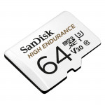 MicroSDXC High Endurance Monitoring 64GB, Class 10, 100MB/s + SD Adapter