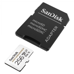 MicroSDXC High Endurance Monitoring 256GB, Class 10, 100MB/s + SD Adapter
