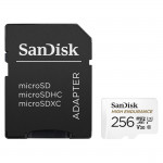 MicroSDXC High Endurance Monitoring 256GB, Class 10, 100MB/s + SD Adapter