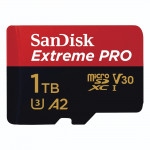 MicroSDXC Extreme Pro 1TB (A2/ V30/ U3/ R170/ W90) + Adapter Mobile