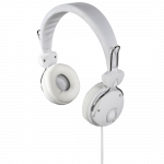 Hama on-ear slúchadlá s mikrofónom Fun4Phone, biele