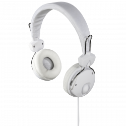 Hama on-ear slúchadlá s mikrofónom Fun4Phone, biele