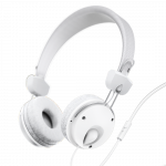 Hama on-ear slúchadlá s mikrofónom Fun4Phone, biele