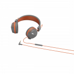 Hama on-ear slúchadlá s mikrofónom Next, šedá/oranžová
