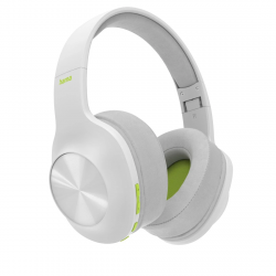Spirit Calypso Bluetooth® Headphones, Over-Ear, Bass Boost, Foldable, whi