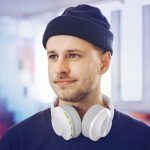 Spirit Calypso Bluetooth® Headphones, Over-Ear, Bass Boost, Foldable, whi