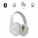 Spirit Calypso Bluetooth® Headphones, Over-Ear, Bass Boost, Foldable, whi