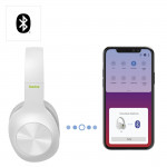Spirit Calypso Bluetooth® Headphones, Over-Ear, Bass Boost, Foldable, whi