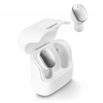 Bluetooth slúchadlá Spirit Pure, štuple, nabíjacie puzdro, biele