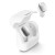 Bluetooth slúchadlá Spirit Pure, štuple, nabíjacie puzdro, biele