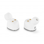Bluetooth slúchadlá Spirit Pure, štuple, nabíjacie puzdro, biele