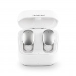 Bluetooth slúchadlá Spirit Pure, štuple, nabíjacie puzdro, biele