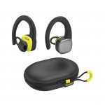 Bluetooth® slúchadlá Spirit Athletics, True Wireless, háčik, čierna/žltá Bluetooth® slúchadlá Spirit Athletics, True Wireless, háčik, čierna/žltá